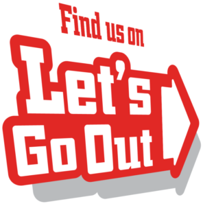 Lets go out badge